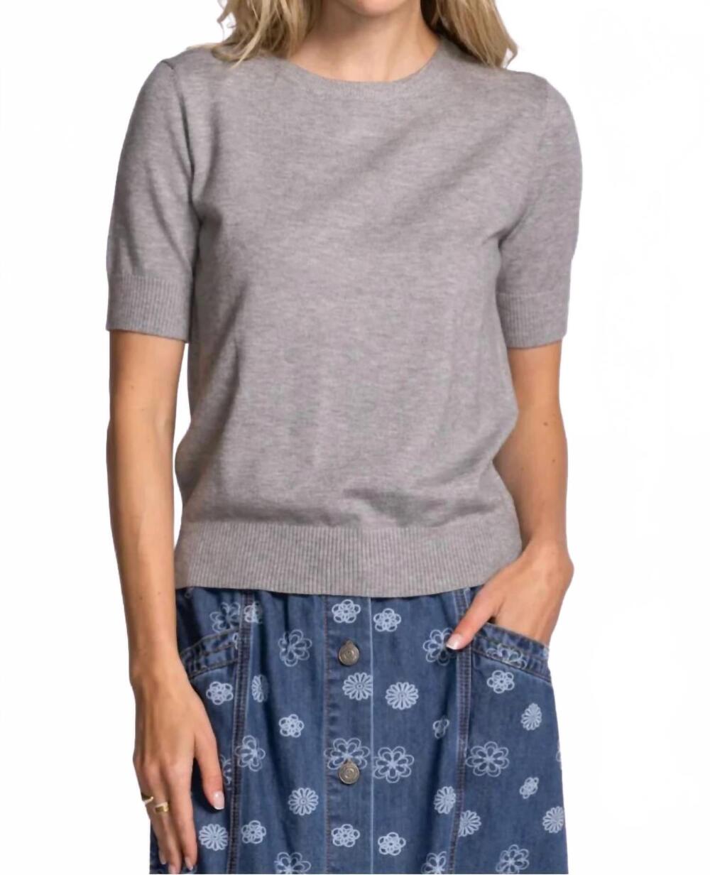 NEW PINK MARTINI women's sandy top in grey